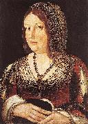 Juan de Borgona Lady with a Hare Spain oil painting artist